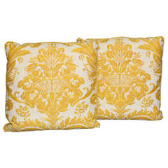 Pair of Fortuny Fabric Cushions