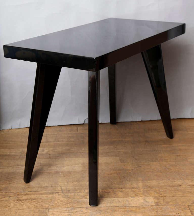 Pair of Black Lacquered Side Tables by William Haines 1