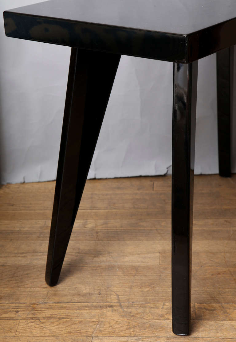 Pair of Black Lacquered Side Tables by William Haines 2