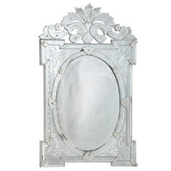 Antique French "Venetian" Mirror