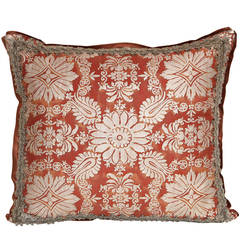 Fortuny Fabric Cushion in the Impero Pattern 12