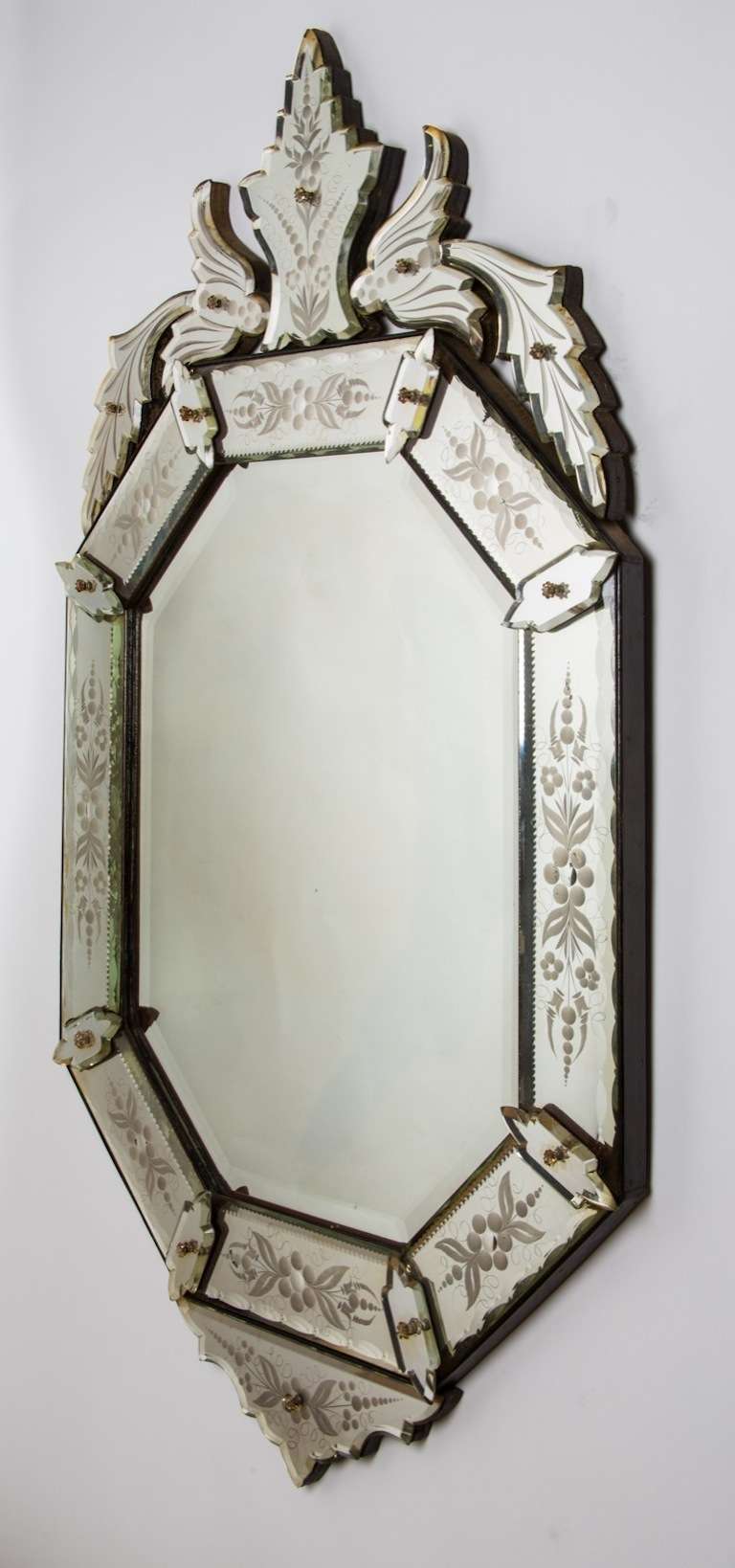 Venetian Mirror With Native American Motifs