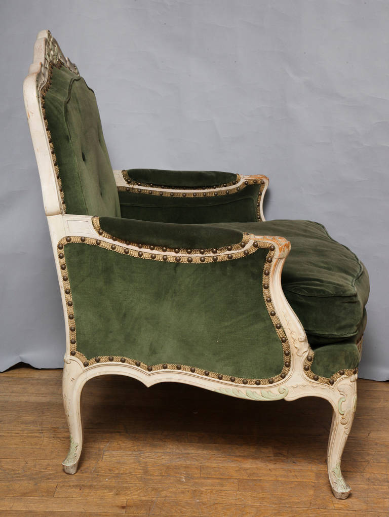 A Pair of French Louis XV Style Bergeres 4