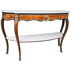 A Signed French Louis XV Style Console