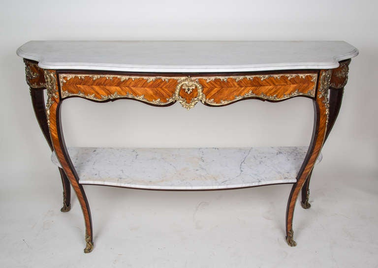 A Signed French Louis XV Style Console 2