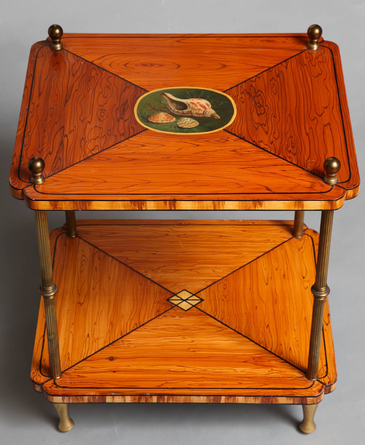 A Two Tiered English Regency Side Table 3