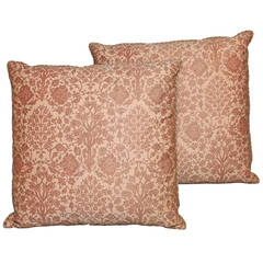 A Pair of Fortuny Fabric Cushions in the Alberelli Pattern 5