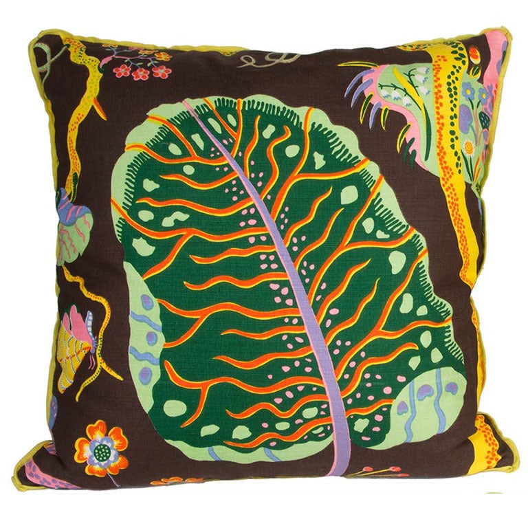 Josef Frank Hawaii Square Cushion At 1stdibs