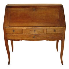 Louis XV Style Provincial Cherrywood Desk, Circa 1820