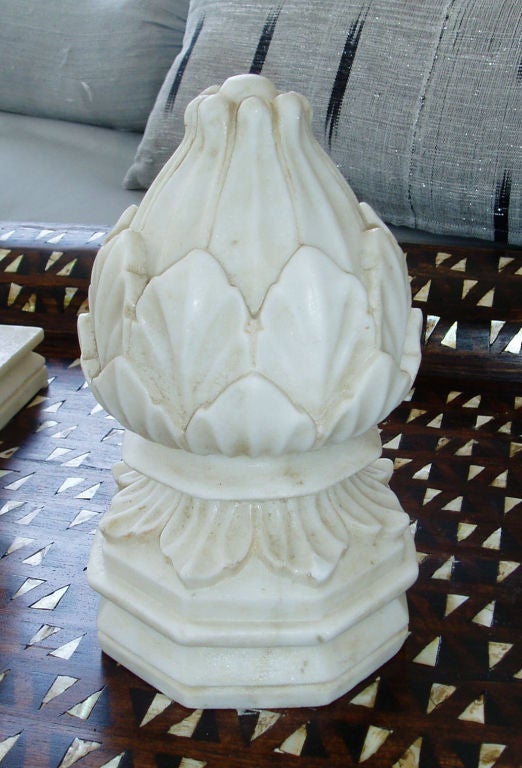 White Marble Carpet Weights at 1stDibs