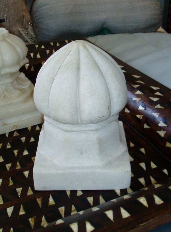 White Marble Carpet Weights at 1stDibs