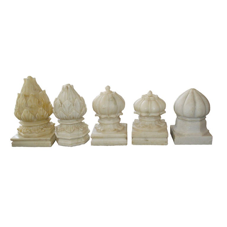 White Marble Carpet Weights at 1stDibs