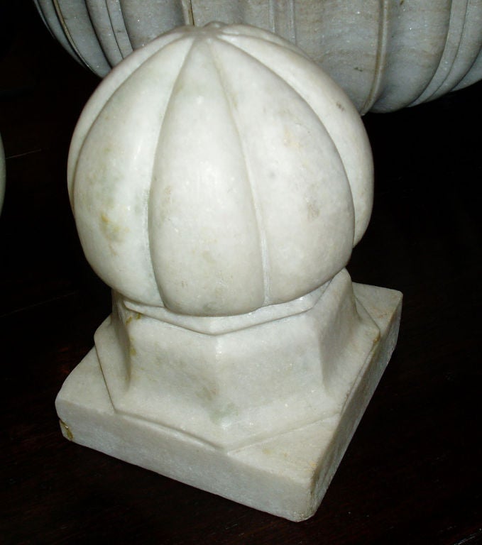 White Marble Carpet Weights at 1stDibs