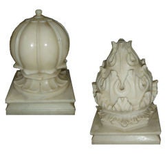 Large White Marble Carpet Weights