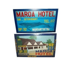 Maroa Hotel Sign