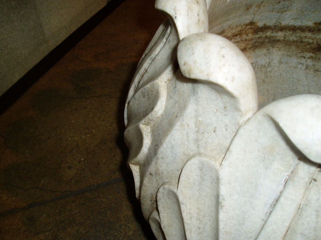 White Marble Planter 2