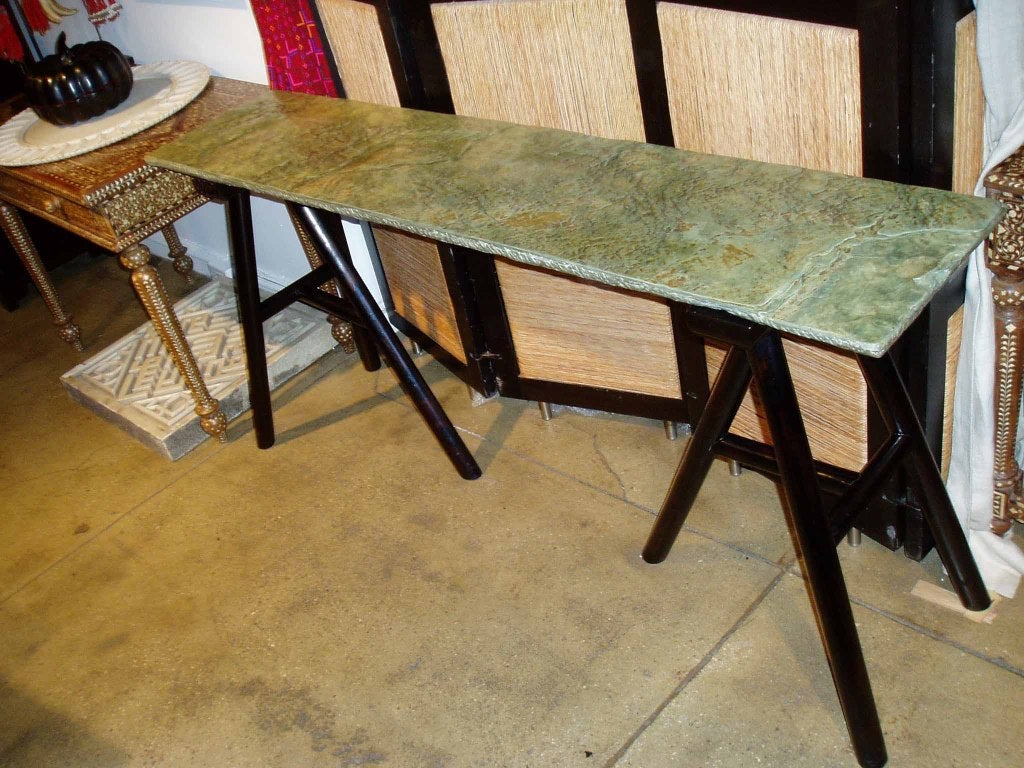 Green Stone Console
