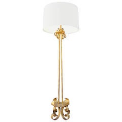Spanish Gilt Floor Lamp 11