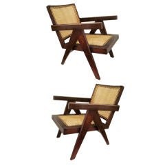 Pair of Pierre Jeanneret "Easy" Chairs