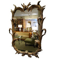Italian Hand Carved Gilt Mirror 2