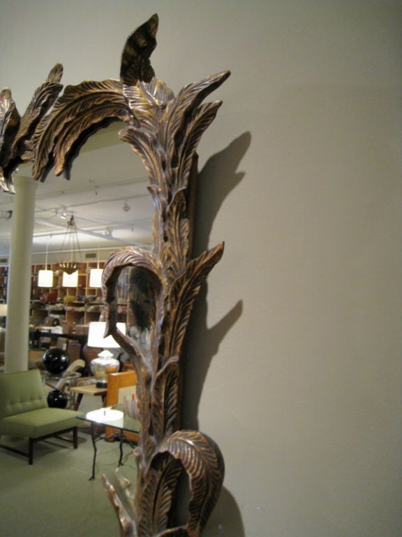 Italian Hand-Carved Gilt Mirror 2