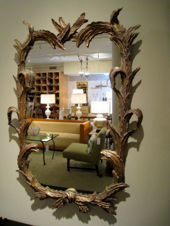 Italian Hand-Carved Gilt Mirror 5