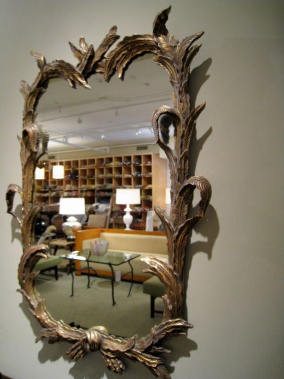 Italian Hand-Carved Gilt Mirror 6