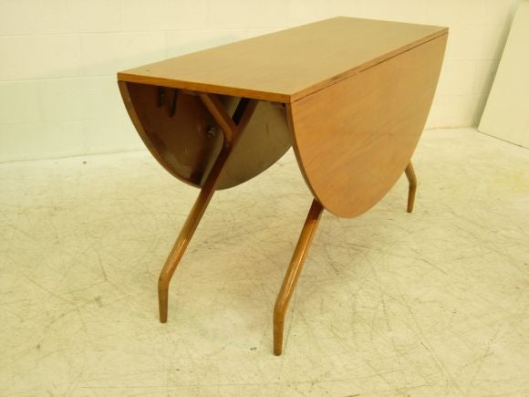Glenn of CA Table with drop leaves. When leaves down the Table can be used as a console 18