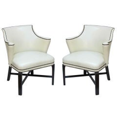 Pair of Syrie Maugham Arm Chairs