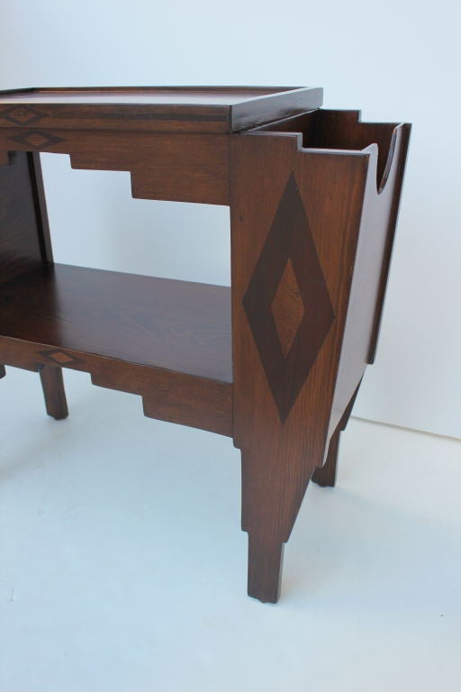 20th Century Marquetry Side Table