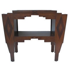 Marquetry Side Table
