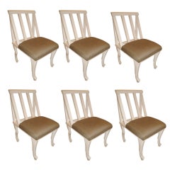 Six Egyptian Revival Chairs in the Manner of John Dickinson