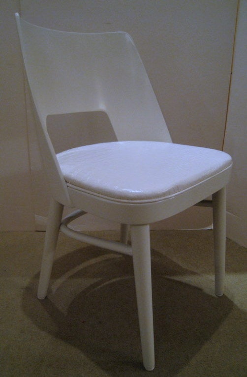 American White Modernist Chair