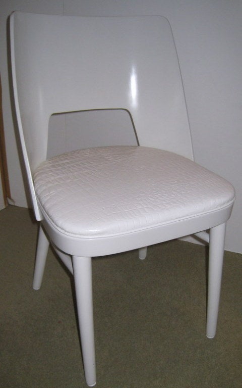 White Modernist Chair 1