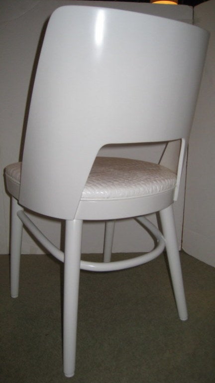 White Modernist Chair 2