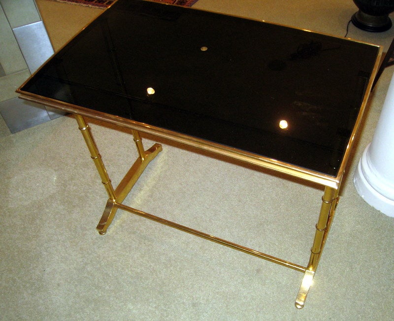 Pair of Brass Nesting Tables 1