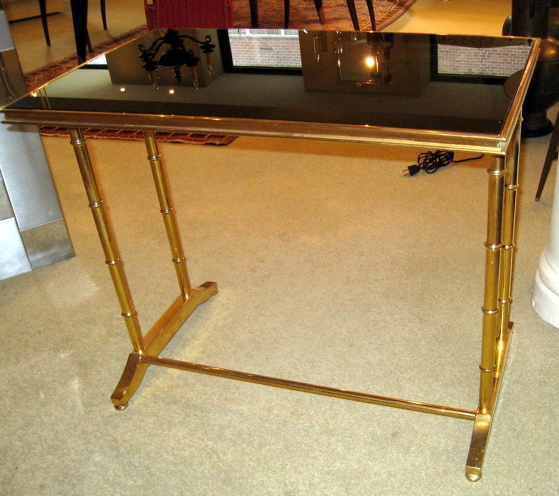 Pair of Brass Nesting Tables 2