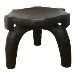 19th Century African Hand Carved Stool/ Table