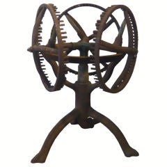 Antique Early 20th Century English Iron Rotating Sprinkler