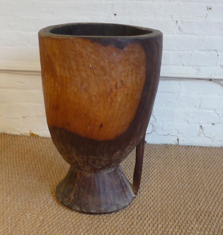 mortier africain en bois