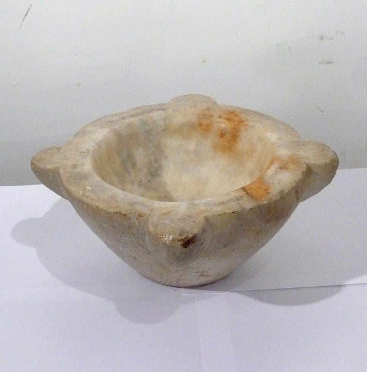 19th Century French Marble Mortar