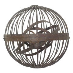 19th Century Iron Nautical Lantern As Object
