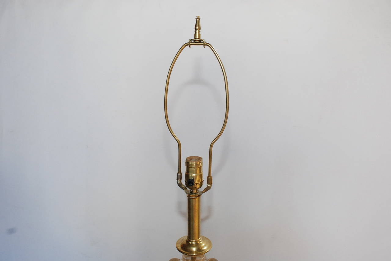 20th Century Single Gold Infused Mid-Century Murano Lamp