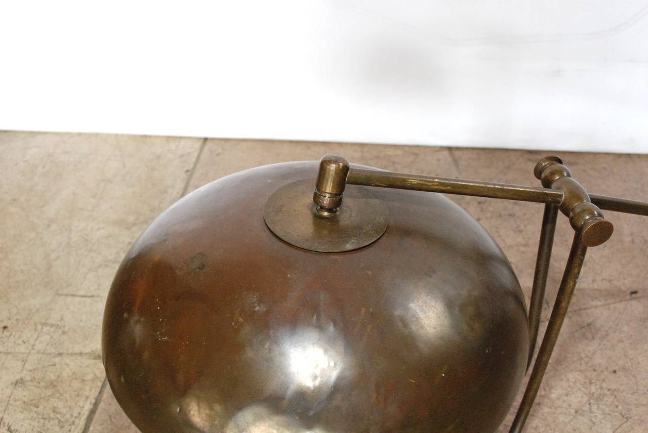 Mid-Century Italian Brass Desk Lamp 1