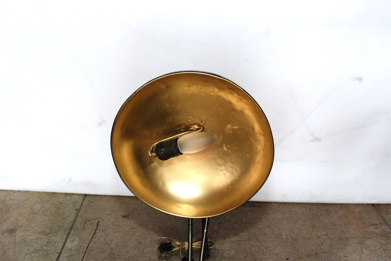 Mid-Century Italian Brass Desk Lamp 2