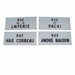 French Street Signs