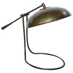 Mid-Century Italian Brass Desk Lamp