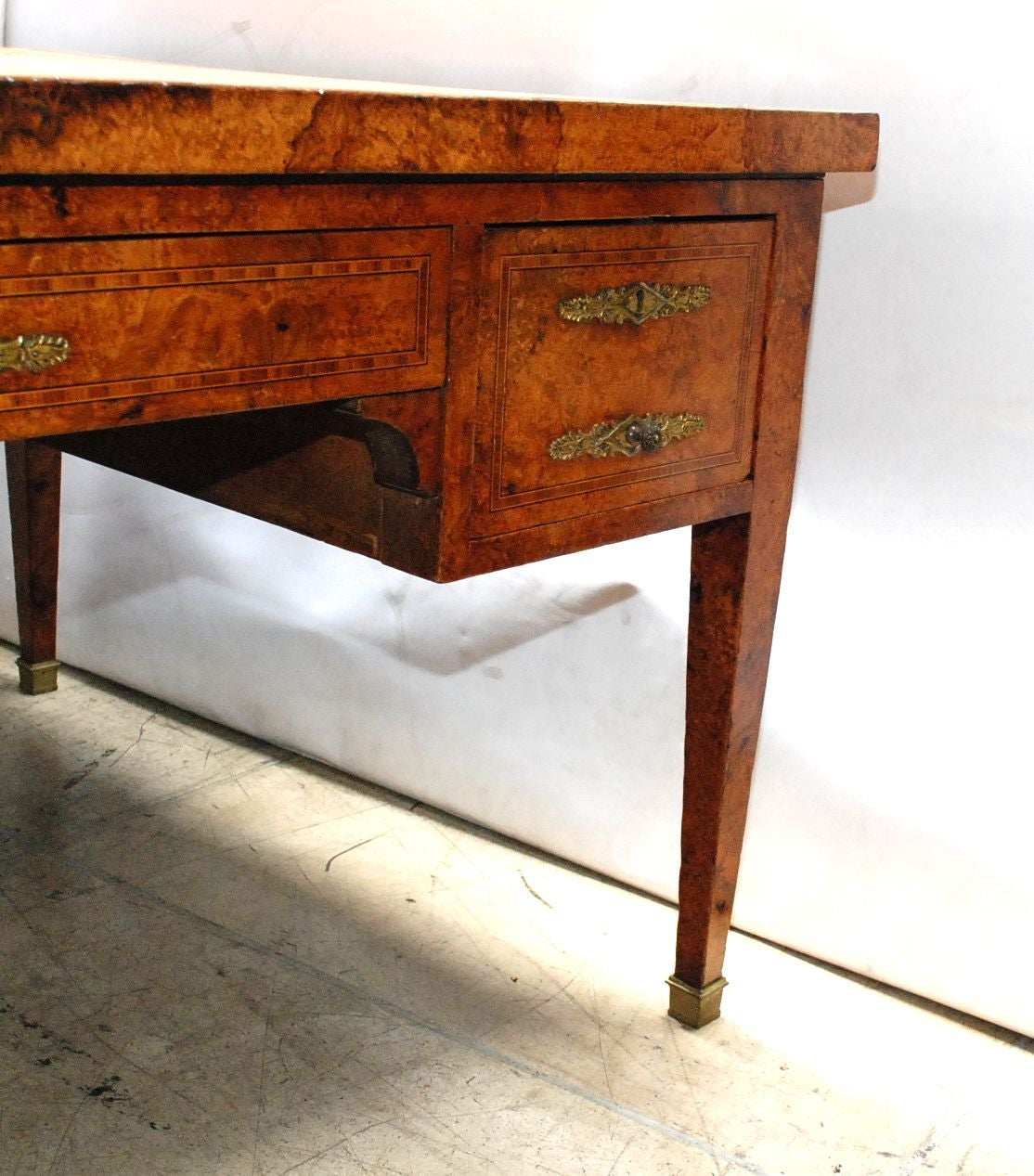 French Partners Desk in the Directoire Style In Good Condition In Cathedral City, CA