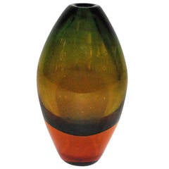 Seguso Murano Glass Vase 3
