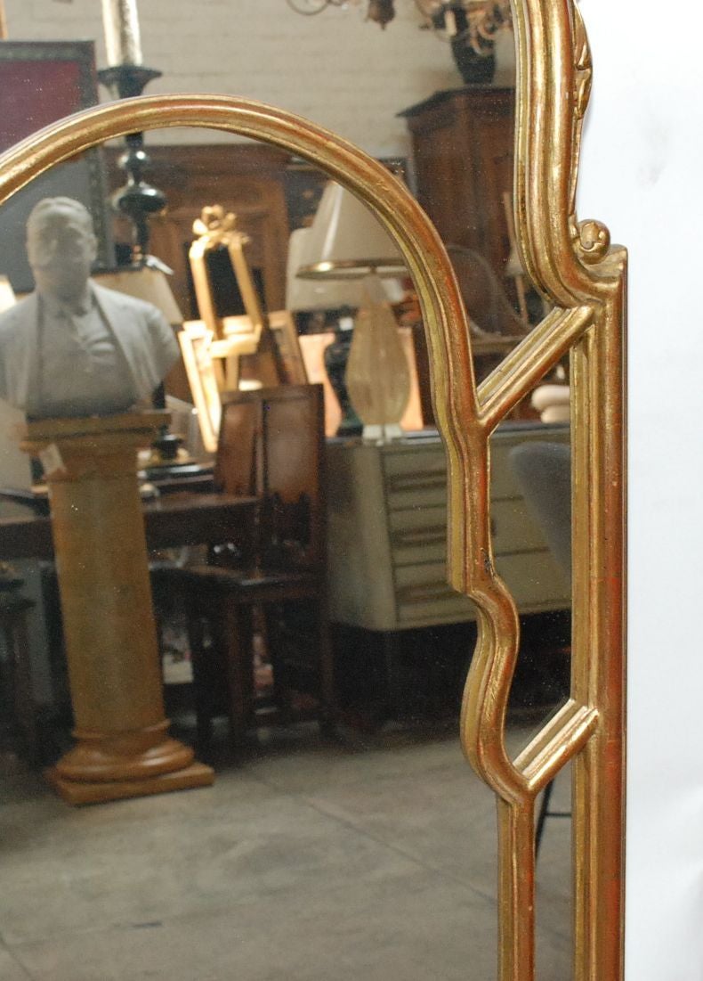 20th Century Pair of French Rococo Style Mirrors
